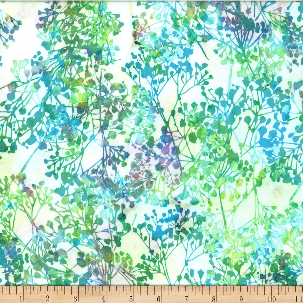 Fabric Hoffman Light Bright Tossed Babysbreath Deep Sea Blue Bali Batiks by the Quarter Yard X2618-667